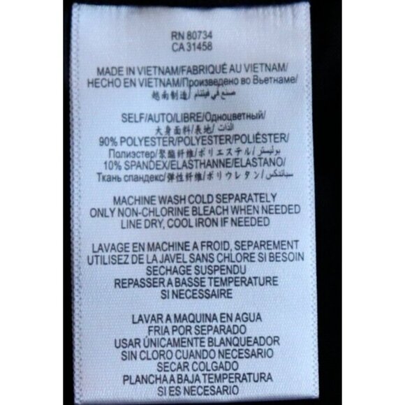 BCBGMAXAZRIA Women's Size XXS Orient Blue Black Monique Trouser Colorblock Pant - Picture 6 of 8